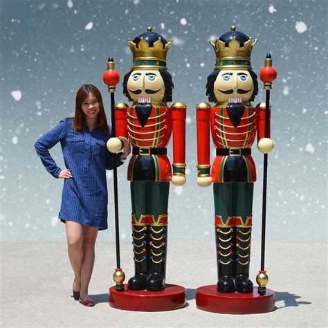 life size nutcrackers for outdoors.